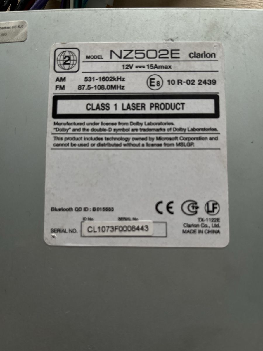 Multimediaplayer & Streamer: Clarion NZ502E Multimedia DVD Player - Navigation Unit – Neu (gemäss Beschreibung) aus Zuoz von Gs88 1