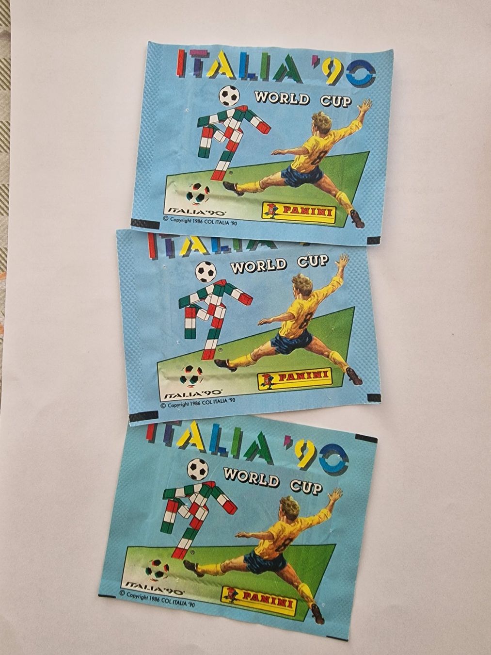 Panini Carte collezionabili: 3 x Panini 1990 Tüten – Nuovo e nell'imballaggio originale da Adliswil venduto da vendor123