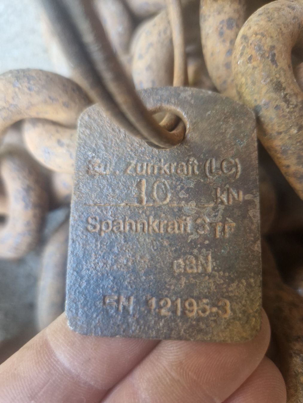 Paranco multiuso: Kette mit Spanner 10 T – Usato da Sumiswald venduto da ForstCounty 3