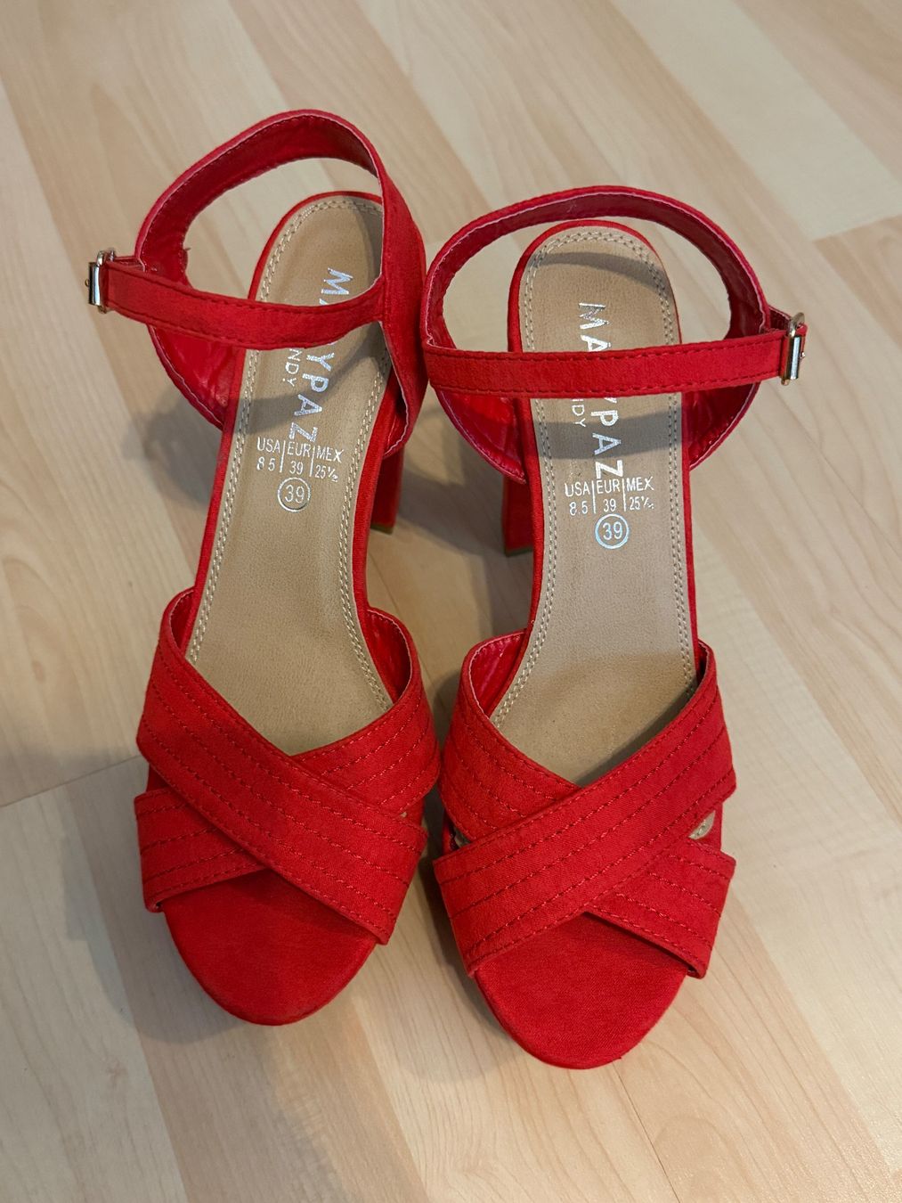 Scarpe da donna: High Heels rot-pink, Grösse 39 – Nuovo e nell'imballaggio originale da Hochdorf venduto da maj_869r