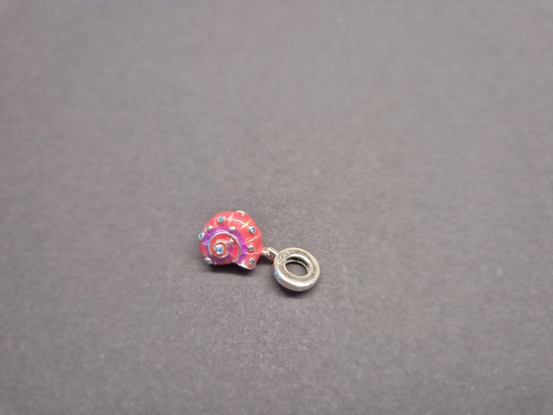 Anhänger: Silber Charm Muschel rosa +Garantie – Neu (gemäss Beschreibung) aus Rotkreuz von Carbone_Bijou-Shop 2