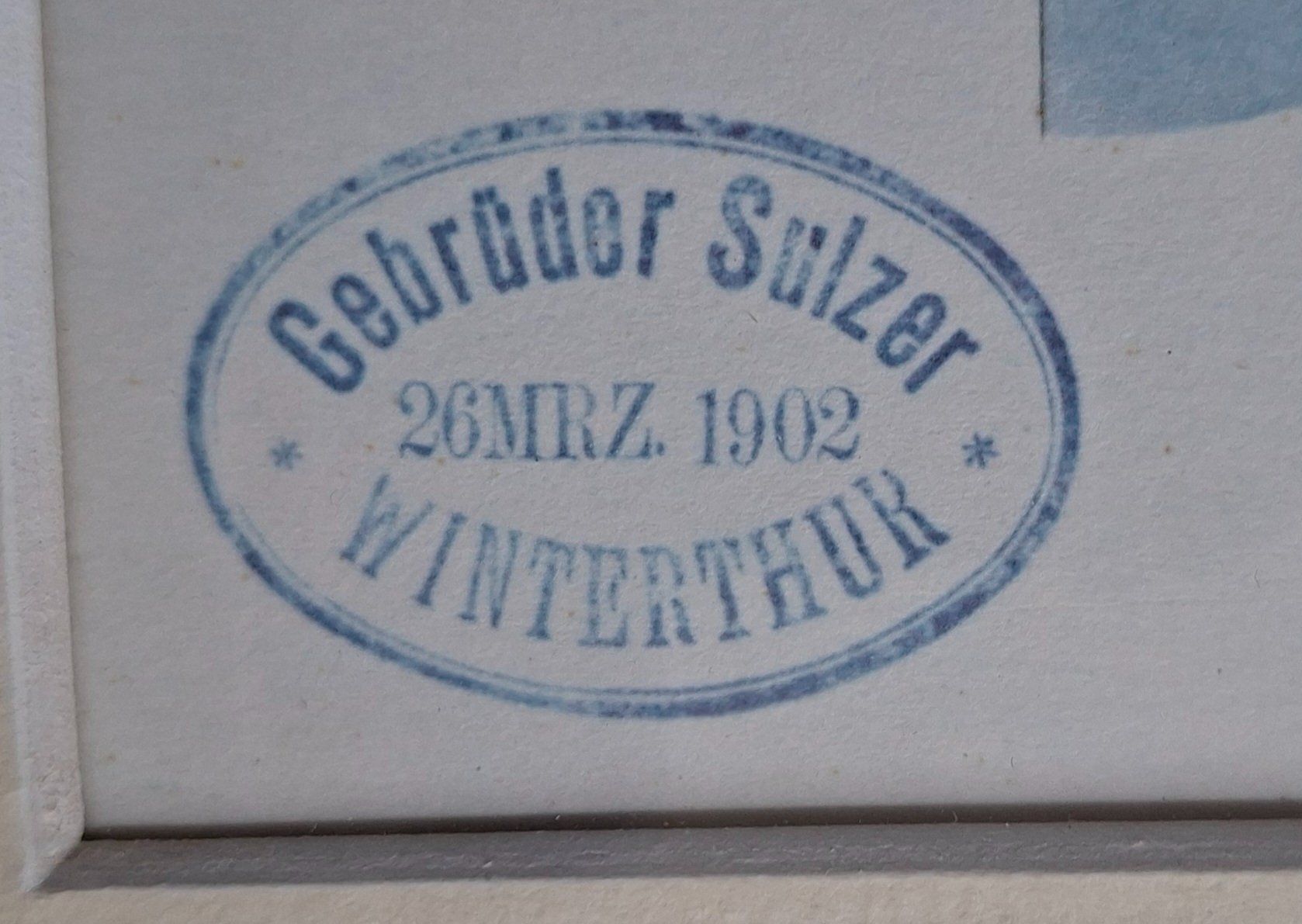 Grafica & Litografie: Bundeshaus Bern, Bauplan, Längsschnitt, Sulzer, Litho, antik – Usato da Herisau venduto da Saentis1 3