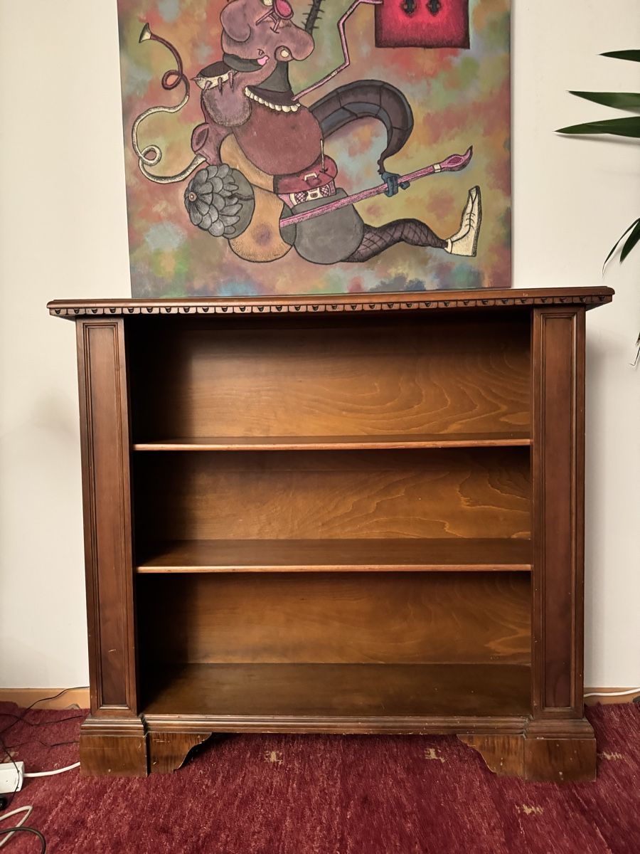 Holzartikel: echtholz bücherregal, vintage style – Gebraucht aus Bern von rem_2rcr