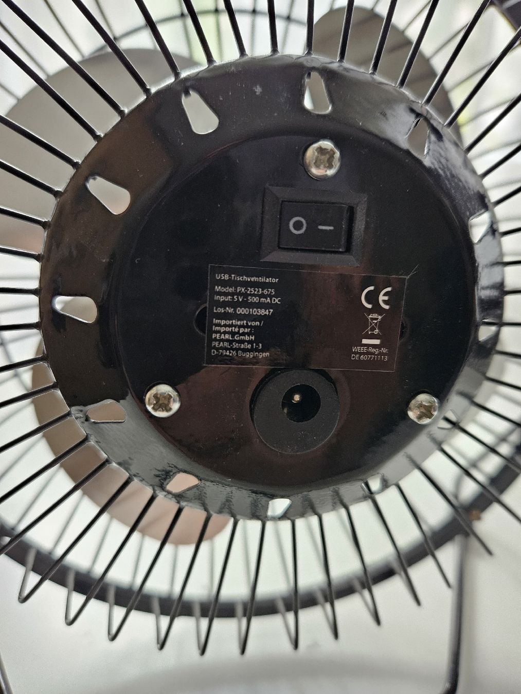 Ventilatori: Mini Tischventilator Pearl – Usato da Horgen venduto da Modena0 1