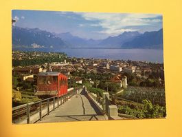 Bergbahn Funiculaire Vevey-Charbonne-Mt-Pelerin Waadt