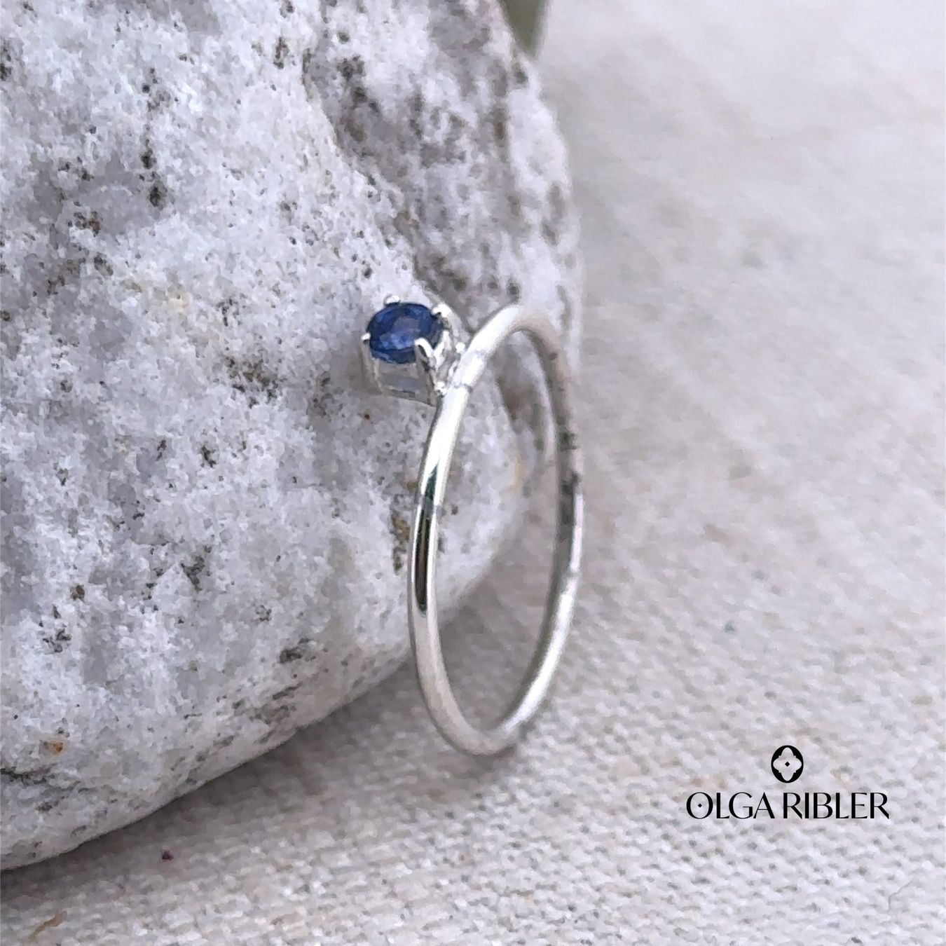 Olga Ribler Anelli: Unikate Silber Ring 925 mit Sapphire Grösse 52 – Nuovo (secondo la descrizione) da Luzern venduto da Schmuckoutlet 5