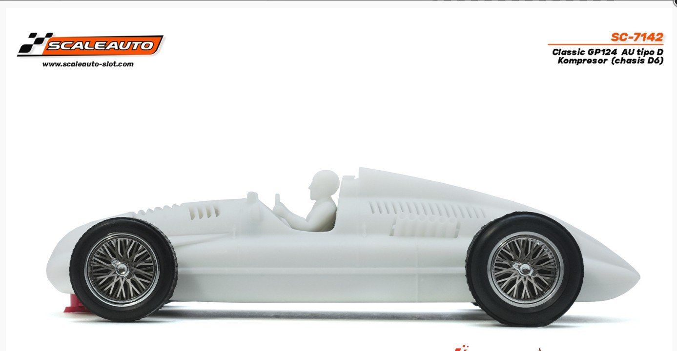Piste: SC-7142 Scaleauto 1/24, AU Typ D Kompr., Bausatz White Kit – Nuovo e nell'imballaggio originale da Bettlach venduto da Qwert12 2