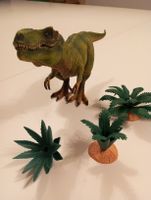 Tyrannosaurus Rex Figur mit Pflanzen Zubehör Spielzeug