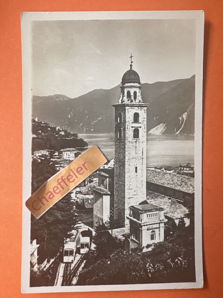 Cartes postales: Lugano Vista della Statione. – D'occasion à Zürich par Chaeffeler