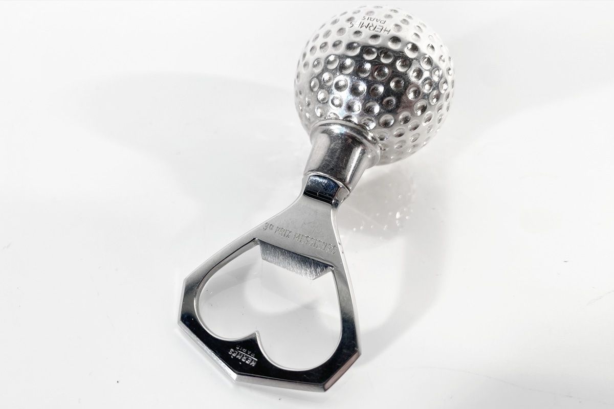 Hermès Apribottiglie & Tappi per chiusura: Golfball Flaschenöffner von Hermes Paris – Usato da Ballwil venduto da ClassicGallery 2