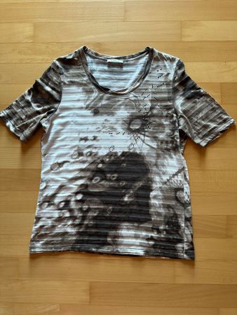 Leichtes Damen T-Shirt braun beige Grösse 38