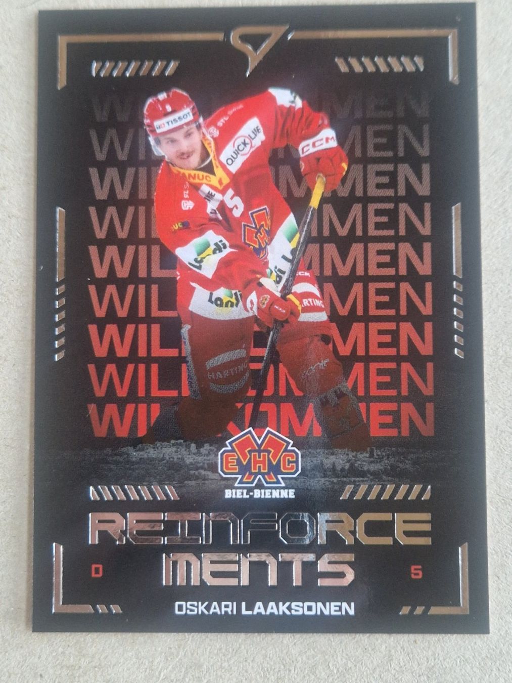 Sportzoo Sammelbilder & Trading cards: Sportzoo  Reinforcements   Laaksonen – Gebraucht aus Bouveret von hckoala