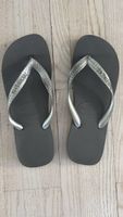 Zehensandalen Havaianas grau Grösse 39-40 guter Zustand