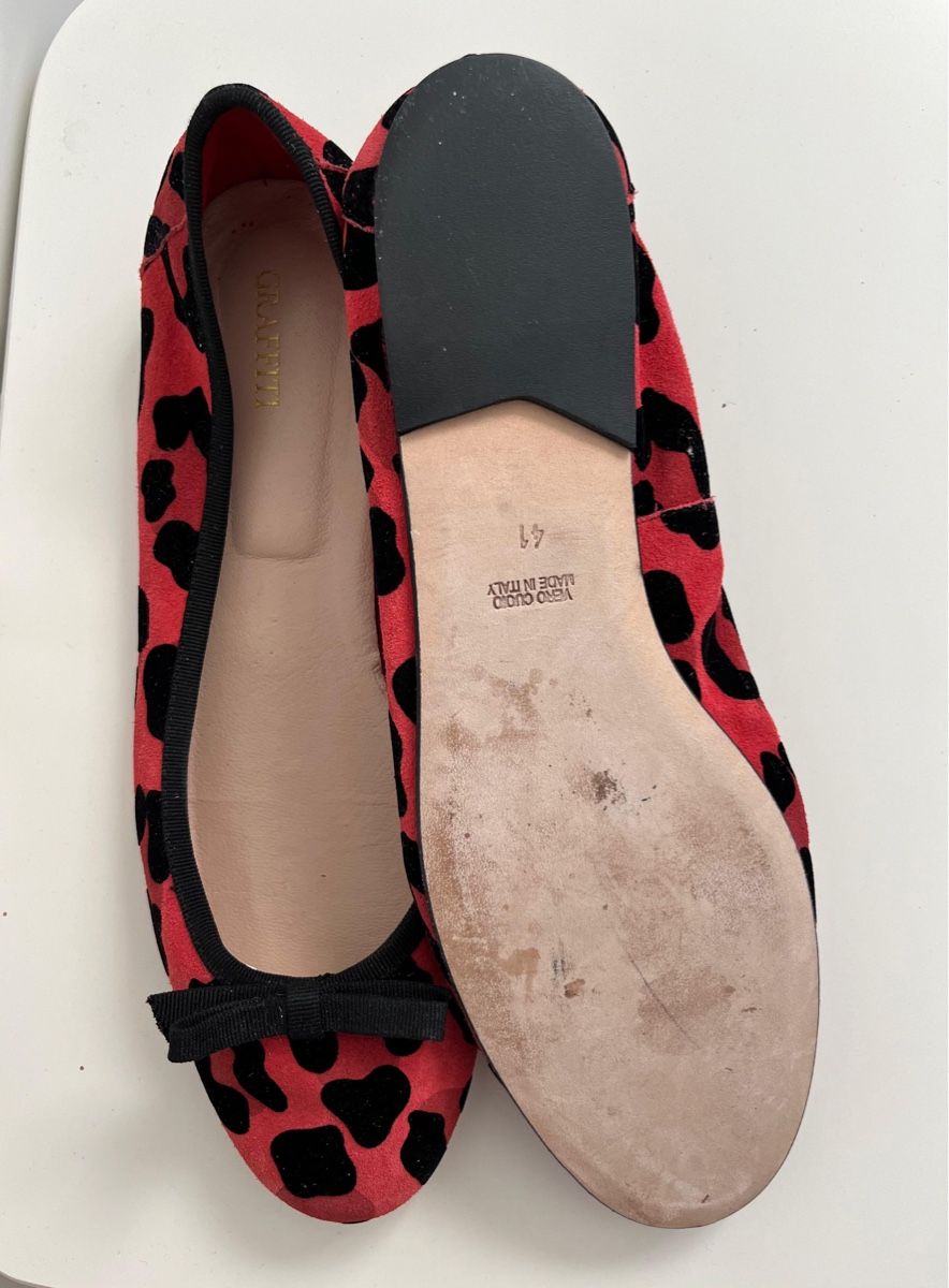 Damenschuhe: Graffiti Italian Flats, Size 41 – Gebraucht aus Genève von gvokiii 1