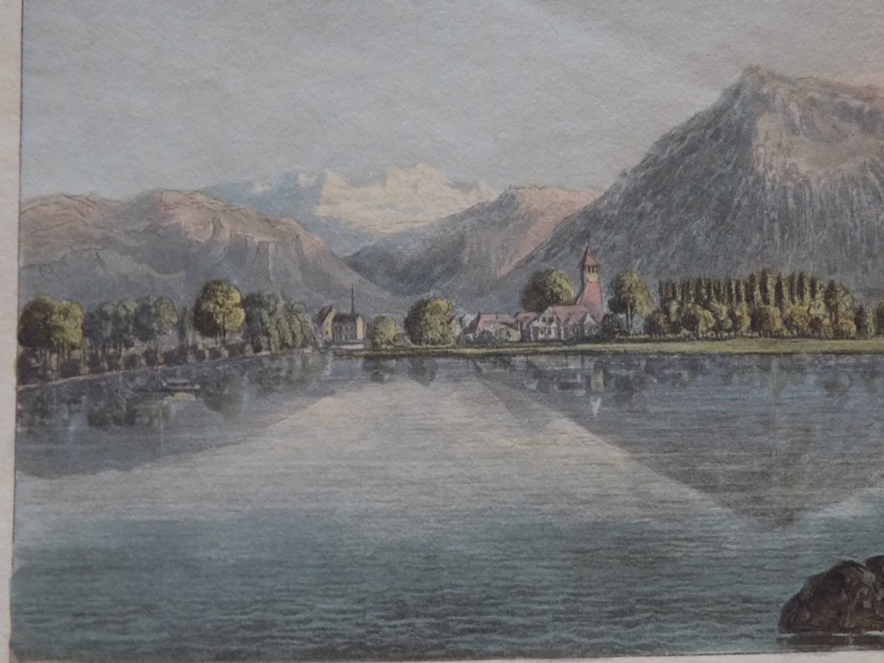Stiche: View on the lake of Thun – Gebraucht aus Risch von Rischli15 3
