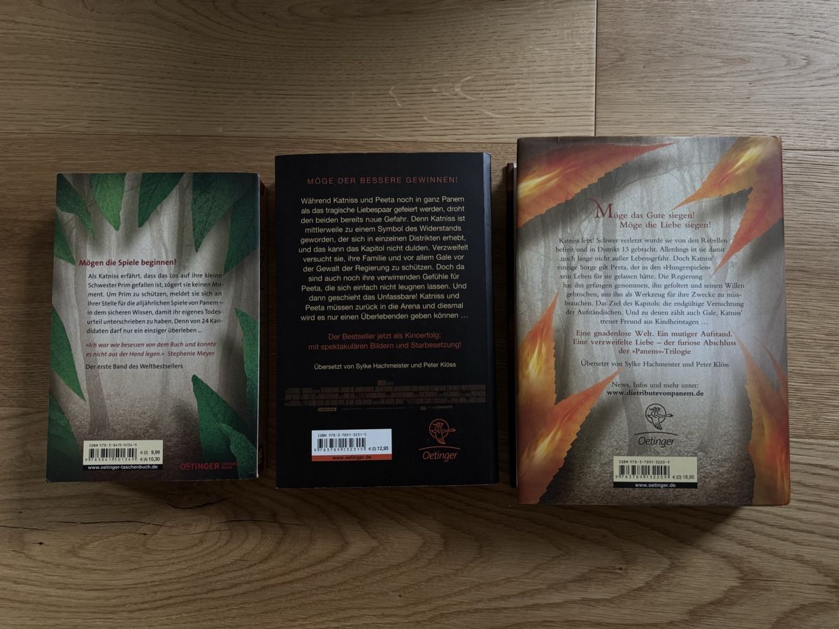 Bücher: Tribute von Panem-Buchreihe – Gebraucht aus Bütschwil von mau_26yq 1
