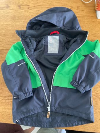 Rukka Regenjacke Grösse 110/116 grün/dunkelblau