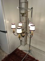 Vintage Messing Lüster / Lampe mit 5 Armen, Top Zustand!