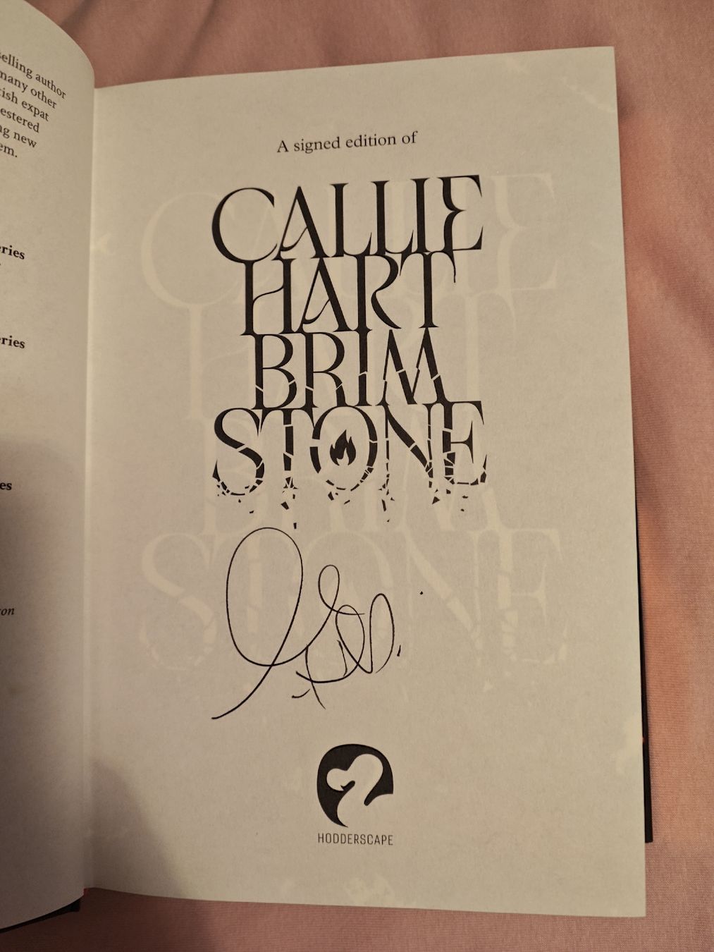 Libri: Quicksilver and Brimstone from Callie Hart – Nuovo (secondo la descrizione) da Grandvaux venduto da Freezemoon 5