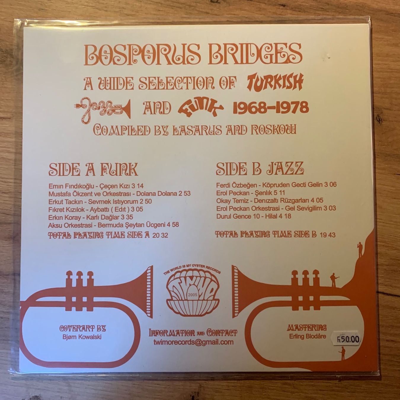Dischi in vinile: Bosporus Bridges...COMPIL GER 2021...VG+/EX – Usato da Gals venduto da Diskopatshop 1