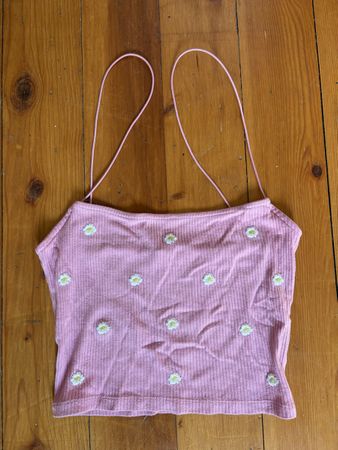 Crop top fleurs