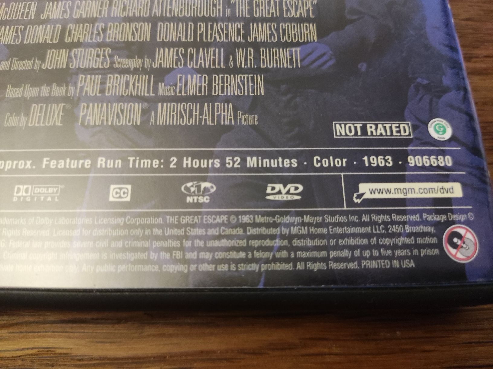 Tutti i DVDs: The Great Escape - Steve McQueen (DVD) ENG Code 1 – Usato da Oberembrach venduto da giu_7ksd 2