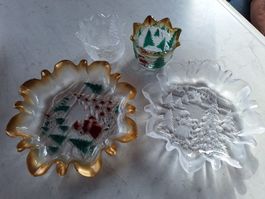 GLASDEKORATION FÜR  WEIHNACHTEN