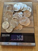 750 Gramm Sterlingsilber 5 + 10 Dollar Kanada (925/1000)