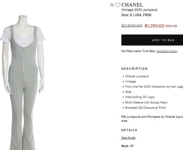 Chanel Completi & Tailleur: Chanel Skianzug / combinaison de ski .38 – Usato da Collonges venduto da Auganien 4