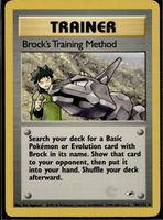 Brock’s Training Method Gym Heroes 106/132 Pokémon EN