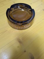Aschenbecher Villiger Kiel Glas braun guter Zustand