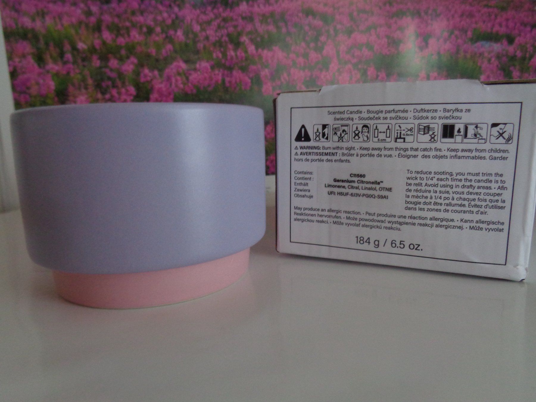 Partylite Candele: Duftkerze Geranium Citronella oder Pfirsich Honig Citronella – Nuovo e nell'imballaggio originale da Frauenkappelen venduto da Sunneschy00 1