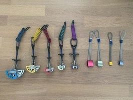 Kletterset: Black Diamond Cams (Friends) + Stoppers