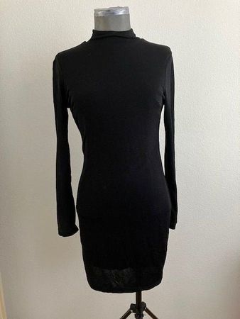 Robe noire pailleter  dos nu tendance - T.S Terranova