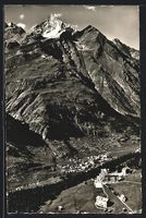 Zermatt, Hotel Riffelalp, Weisshorn und 
