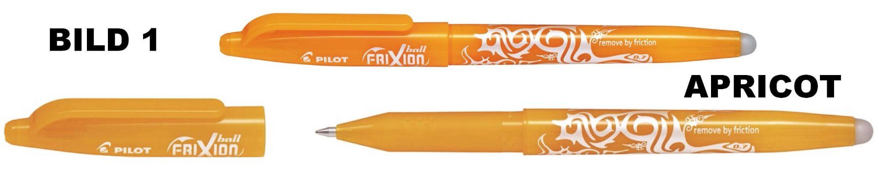 Pilot Stifte & Marker: Pilot Roller mit Deckel ** Frixion Ball 07 ** APRICOT – Neu (gemäss Beschreibung) aus Strengelbach von Mozi1