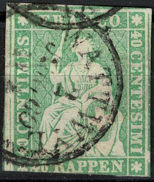 Alle Briefmarken: Strubel 26 gestempelt – Gebraucht aus Bern von bae_958f