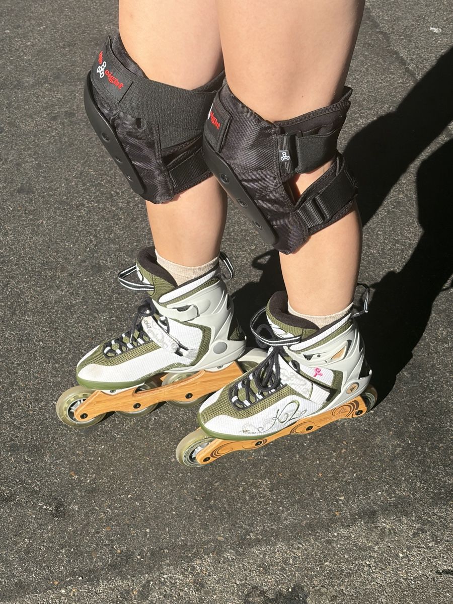 K2 Patins à roul. & inline: Inline Skates Bamboo - echtes Bambus  – D'occasion à St. Gallen par Debi. 7