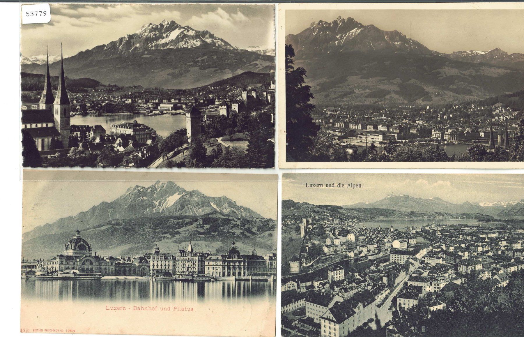 Cartoline postali: 4 AK - Luzern – Usato da Ettingen venduto da Kartenplanet