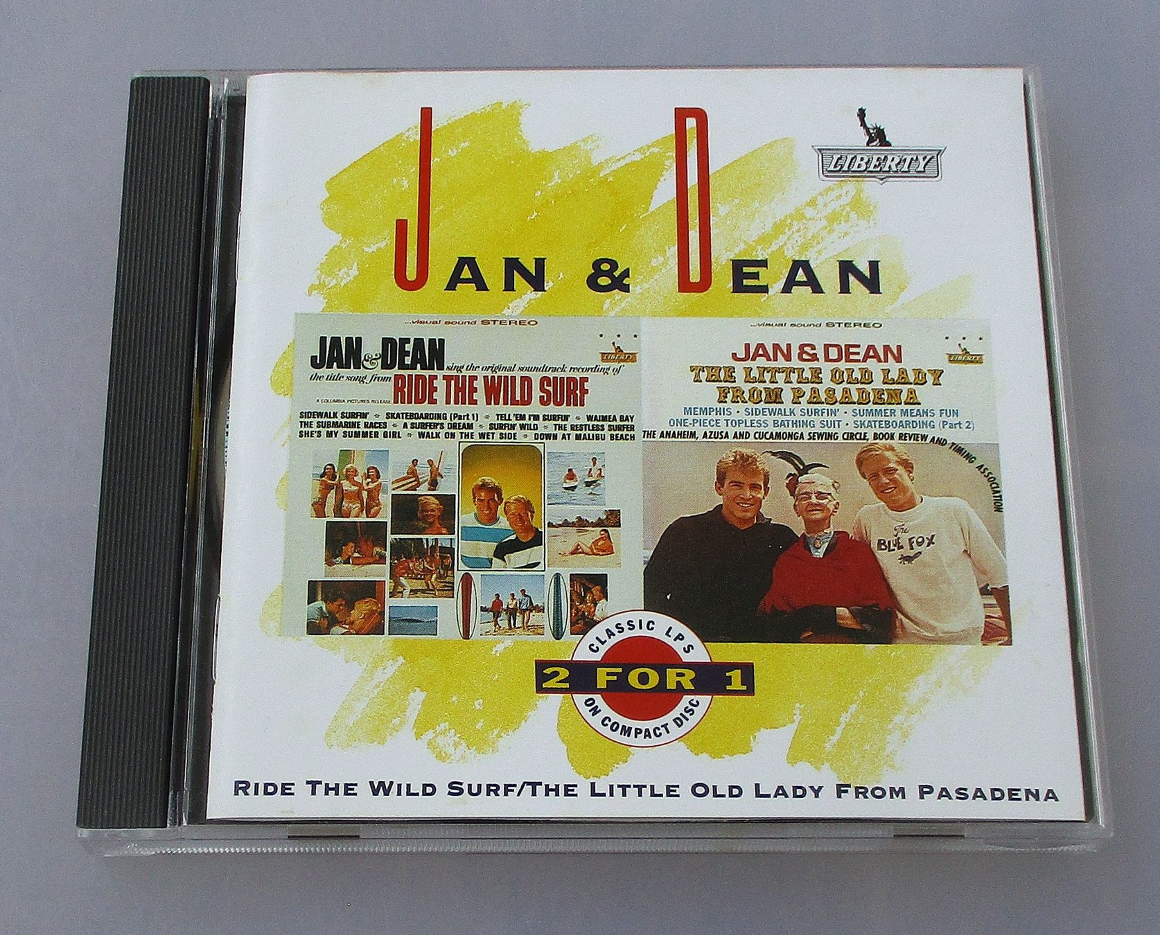 CD: JAN & DEAN - Wild Surf/Little Old Lady – Usato da Wattwil venduto da Muriel11