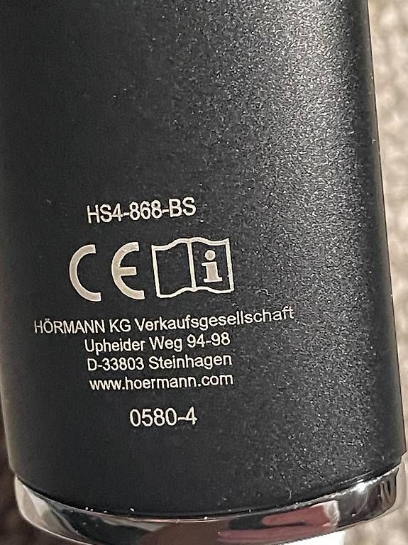 Altro Materiale elettrico: Hörmann HS 4 BS BiSecur Handsender  – Nuovo e nell'imballaggio originale da Buchs SG venduto da auchan2008 2