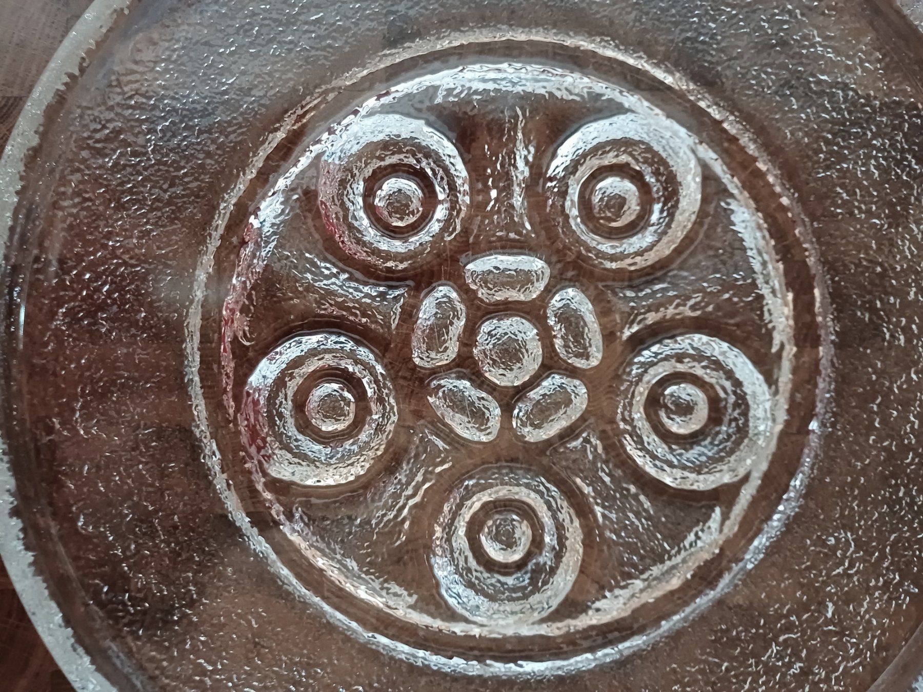 Glasi Hergiswil Servierplatten: Vintage Glasplatte / Servierplatte, Durchmesser 30cm neu – Neu (gemäss Beschreibung) aus Kloten von Juanita3 2