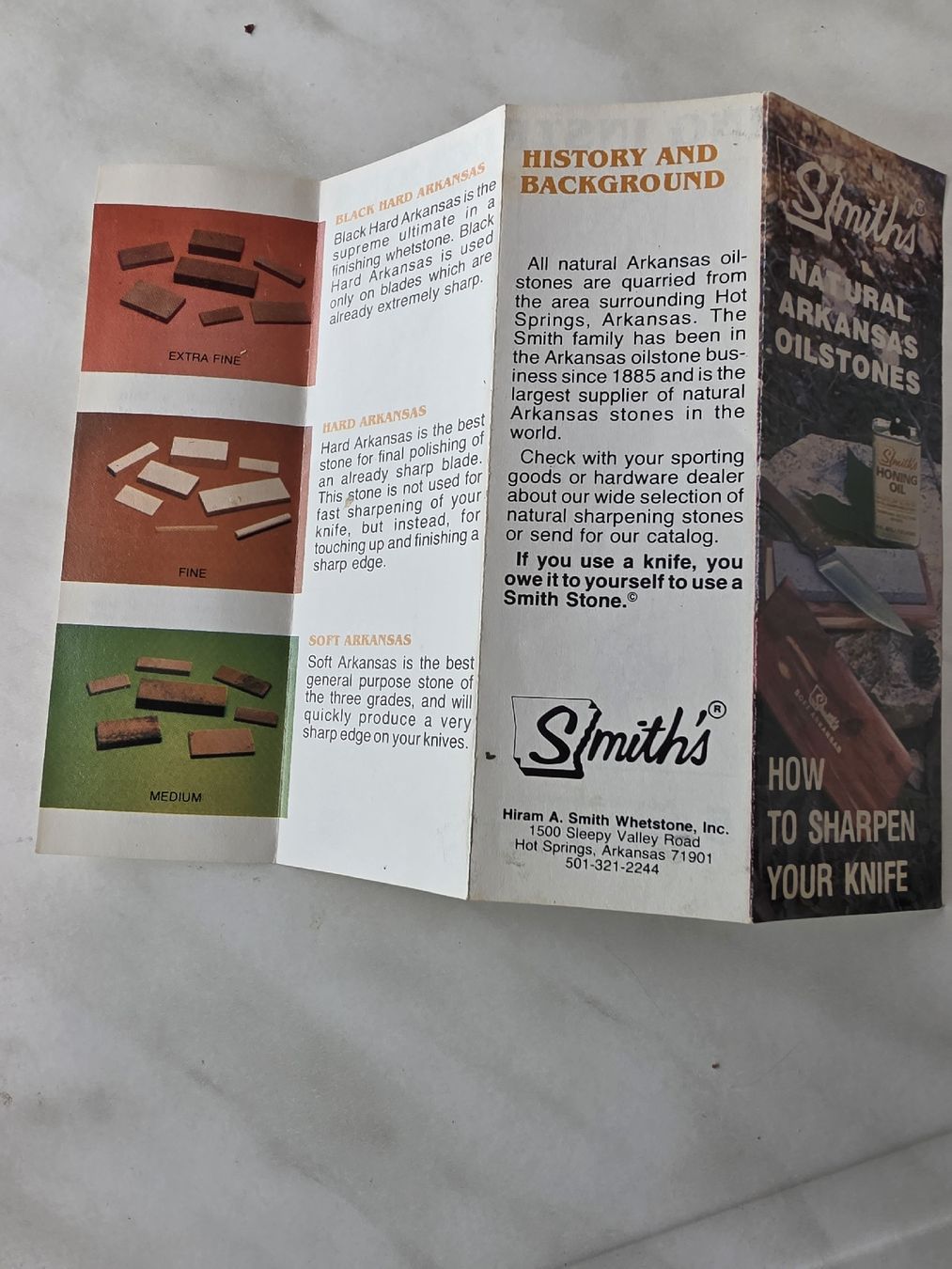 Couteaux de poche: Smith's Honing Oil and Sharpening Stone Kit – Neuf avec emballage d'origine à Hinwil par Ehretstock8 2