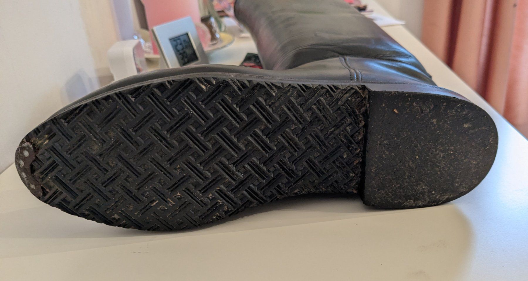 Scarpe da uomo: Reitstiefel Leder Gr. 41 mit Spanner – Usato da Giffers venduto da agu25 5