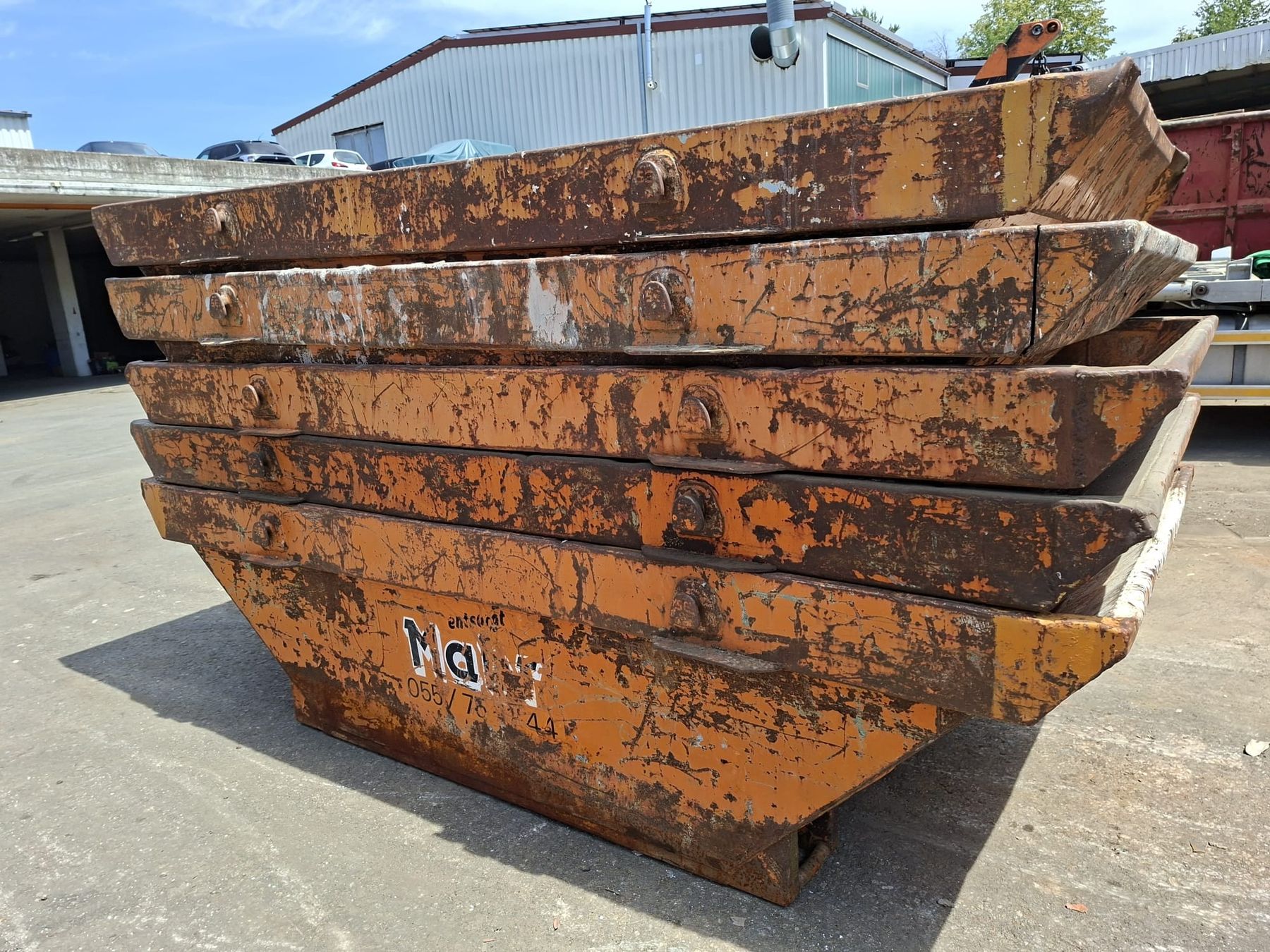 Baucontainer: 2x Welaki-Mulden 4 m3 – Gebraucht aus Schöfflisdorf von locobennito 2