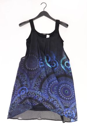 Desigual Midikleid Gr. 38 Träger blau