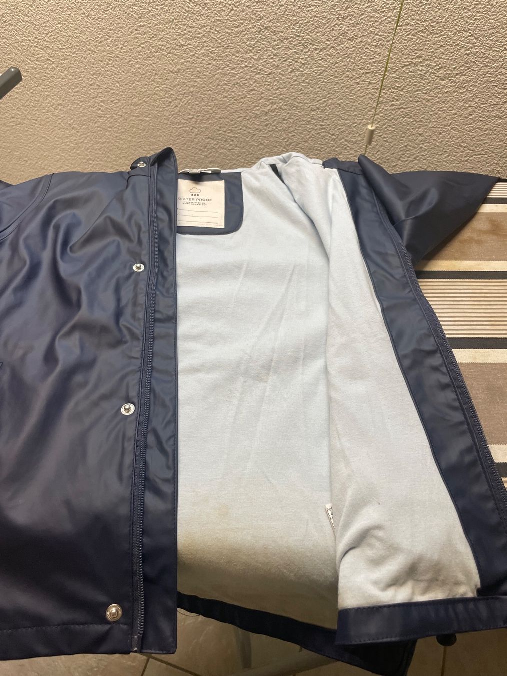Giacche & Cappotti: Regenjacke +Hose122/128 blau waterproof – Usato da Pfeffingen venduto da Purzzeli 5