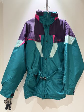 Nevica Vintage-Retro-Skijacke aus den 80er Jahren, Größe 40 