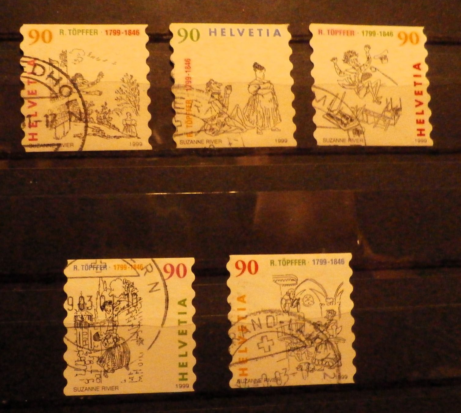 Alle Briefmarken: CH Sondermarken Comics – Gebraucht aus Kehrsatz von Bernherb2
