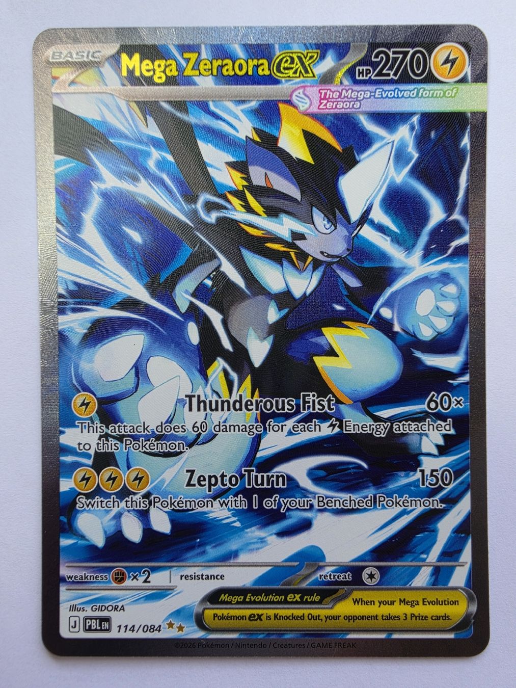 Pokémon Cartes à collectionner: Pokemonkarte Mega Zeraora ex  – D'occasion à Oberdorf NW par Jasy9
